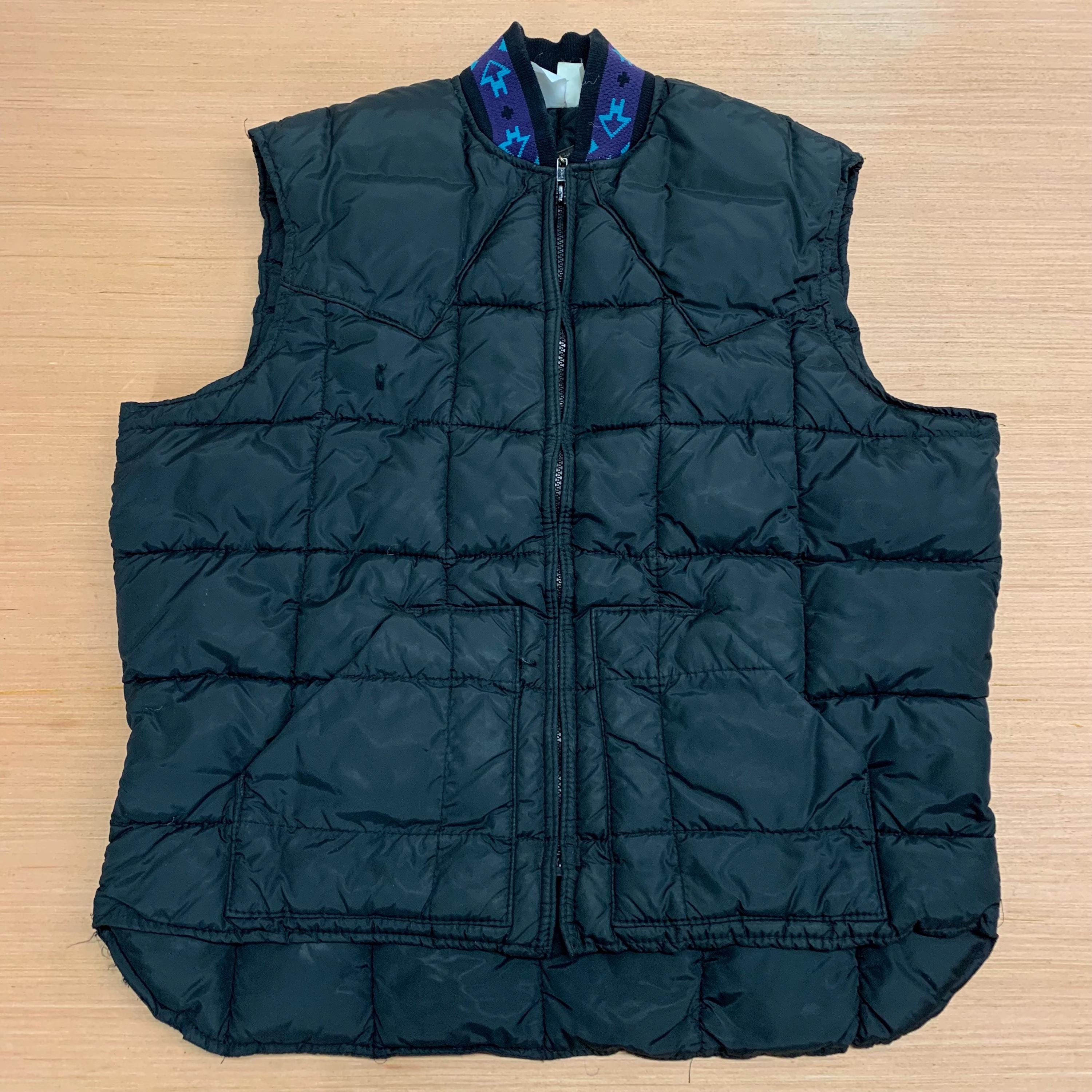 Vintage 90's Walls 12/8 Vest Men's 2XL Brown Quilted Lined