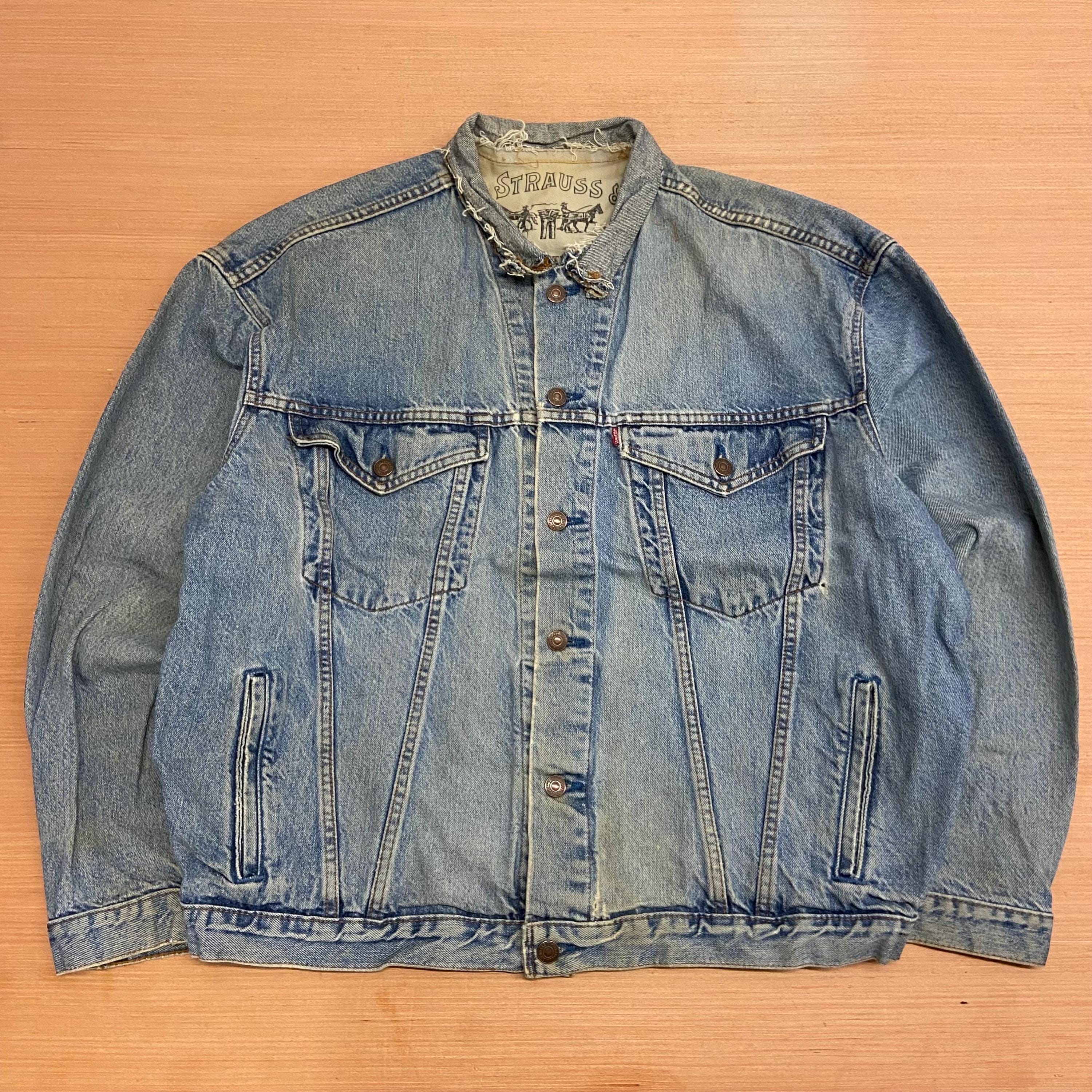 Vintage Levis Type 3 Light Wash Denim Jacket - Etsy