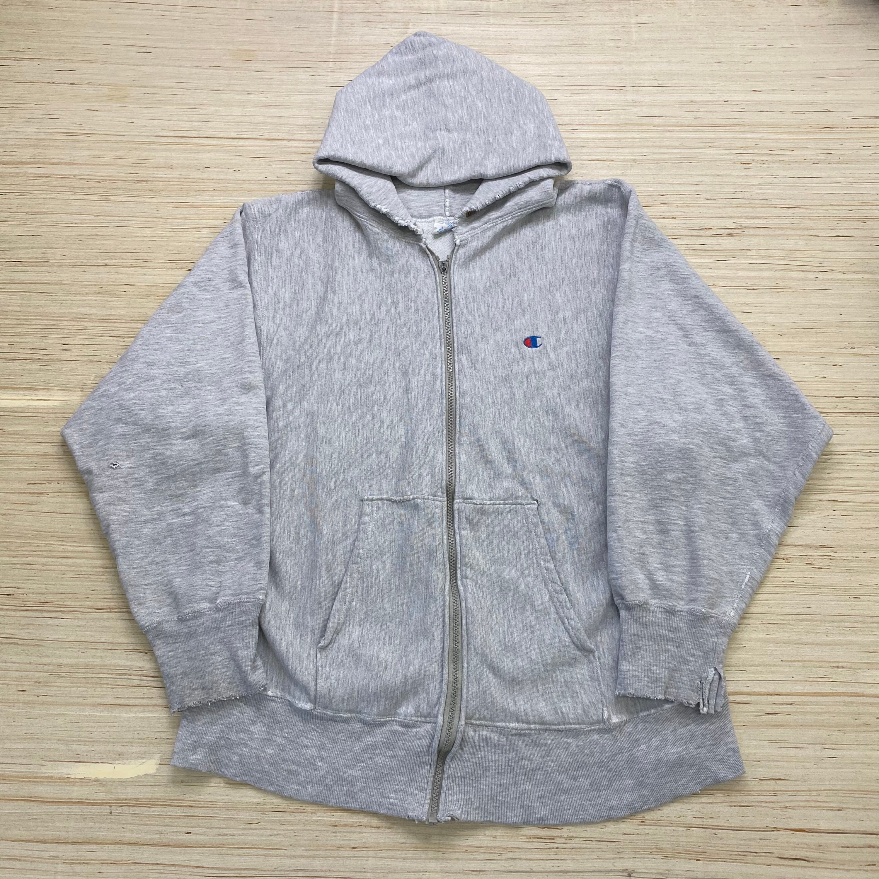 Vintage champion zip up hoodie sale