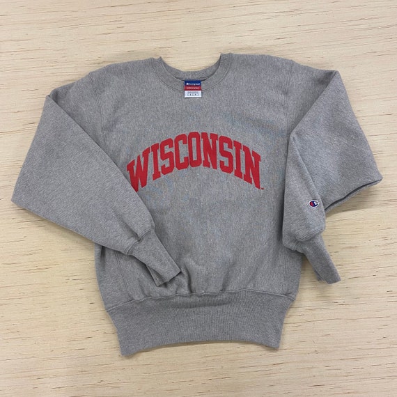 Vintage Champion Reverse Weave Wisconsin Badgers … - image 1