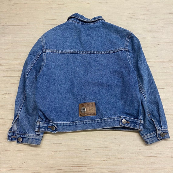 Benetton denim jacket clearance