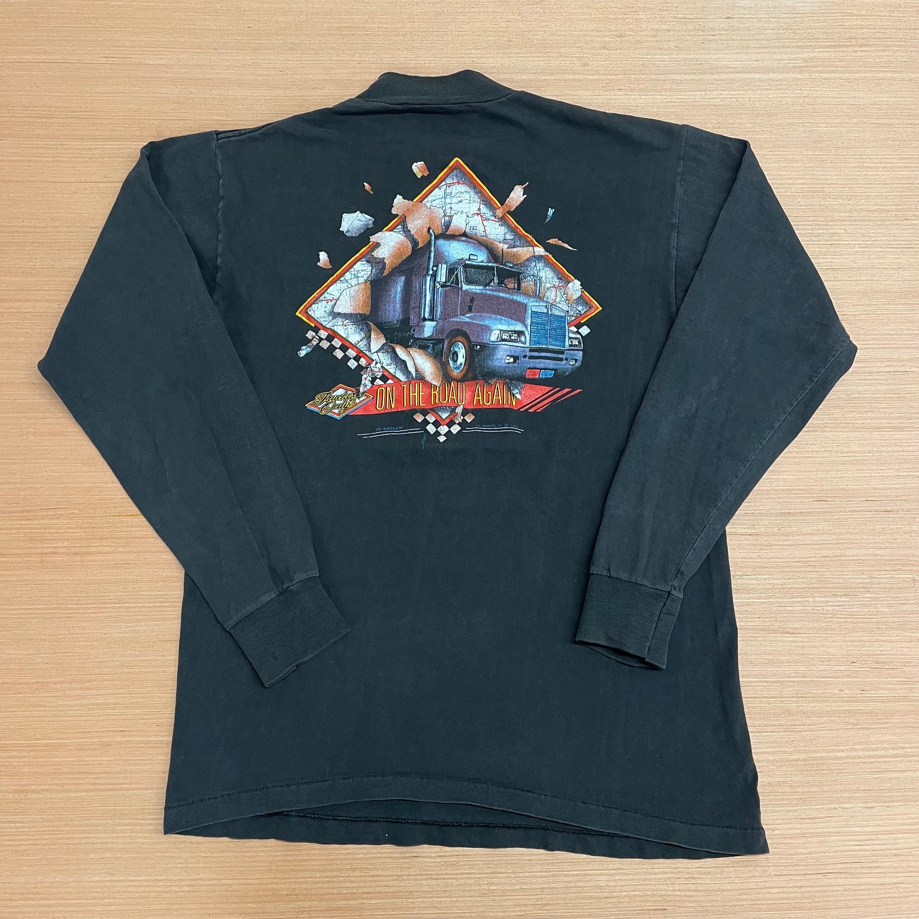 Vintage 3d Emblem Shirt Truckers Only - Etsy Vintage 3d Emblem Shirt Truckers Only - Etsy