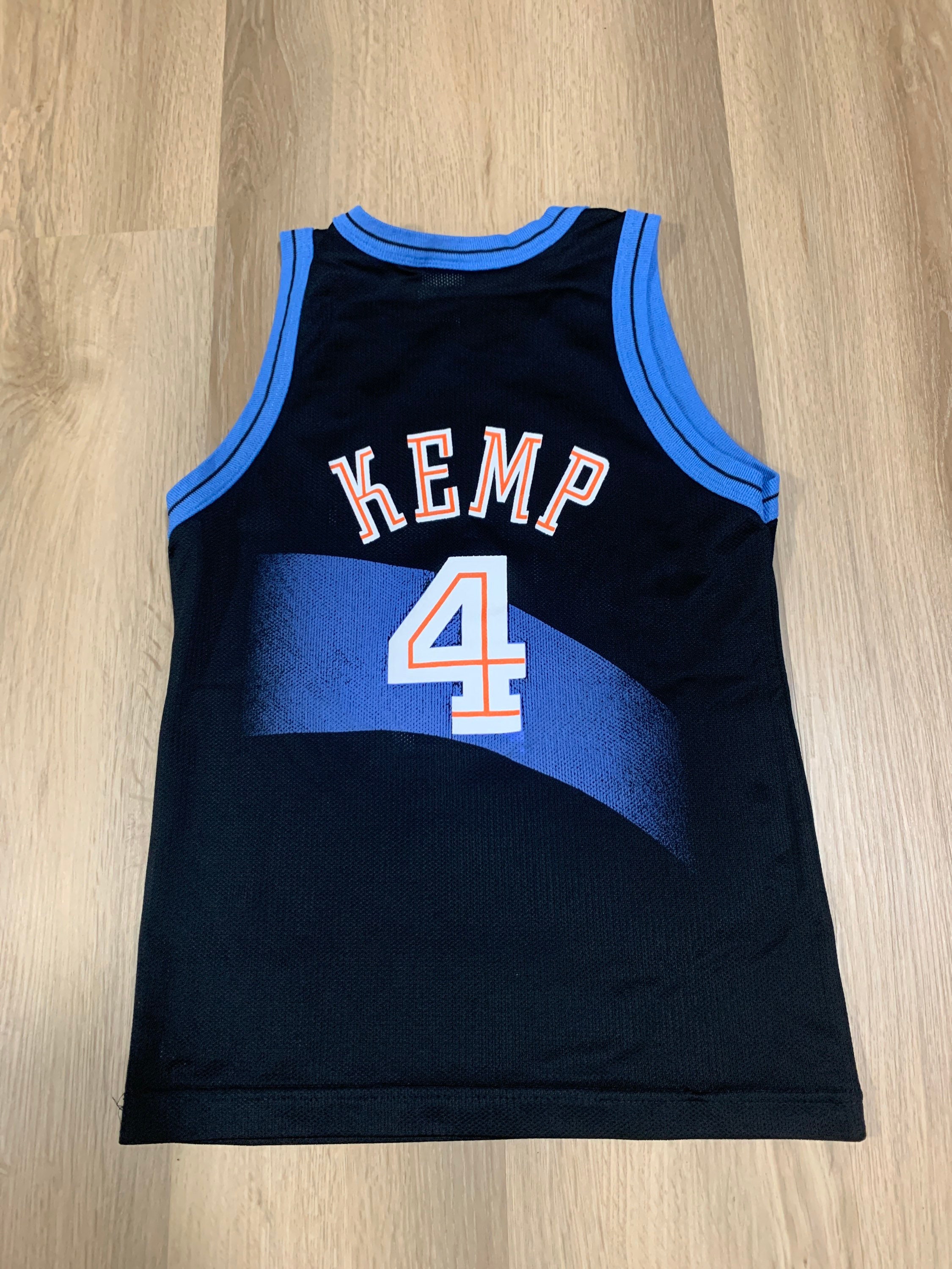 BuildinVintage Youth Vintage Champion #4 Shawn Kemp Cleveland Cavaliers NBA Jersey Size M 10-12