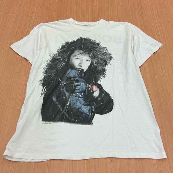 Vintage 1988 Bon Jovi Tour Big Graphic T-shirt - Etsy