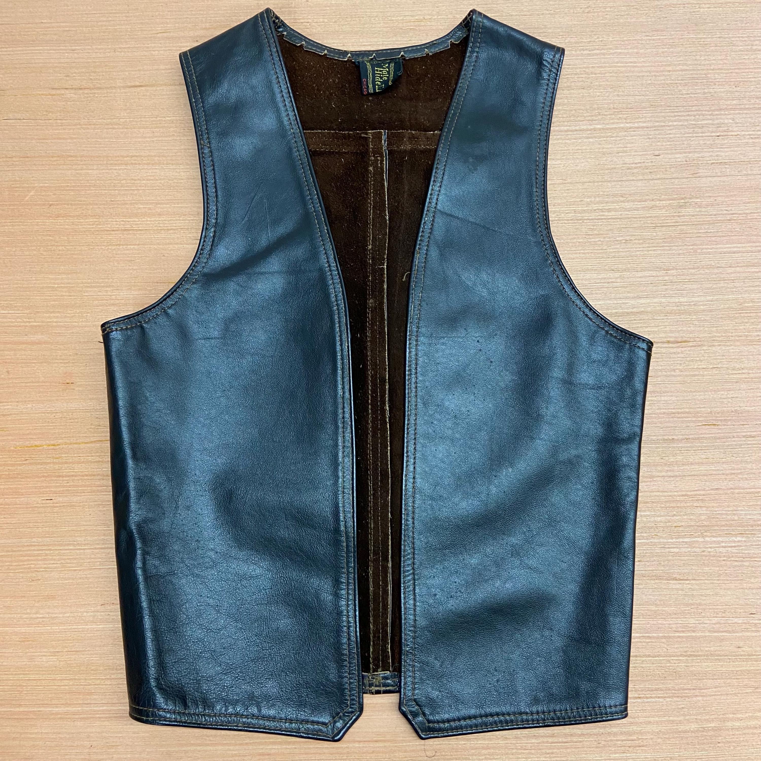 00s japanese label leather jilet vest ジレ 00s japanese label leather jilet vest ジレ 00s midas jilet