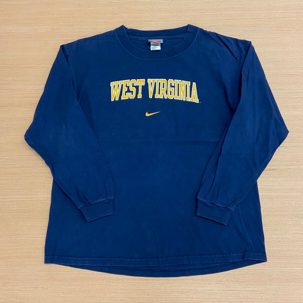 Youth Nike Team West Virginia Long Sleeve T-Shirt Size Youth XL