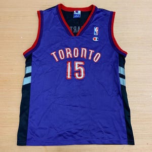 ユース ヴィンテージ トロント ラプターズ ヴィンス カーター NBA チャンピオン ジャージ サイズ L (14-16)