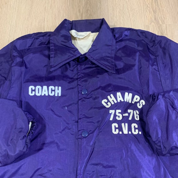 1970s Cheer Leading Button Up Coach Jacket size S - image 2