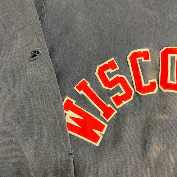 Vintage Champion Reverse Weave Wisconsin Badgers … - image 6