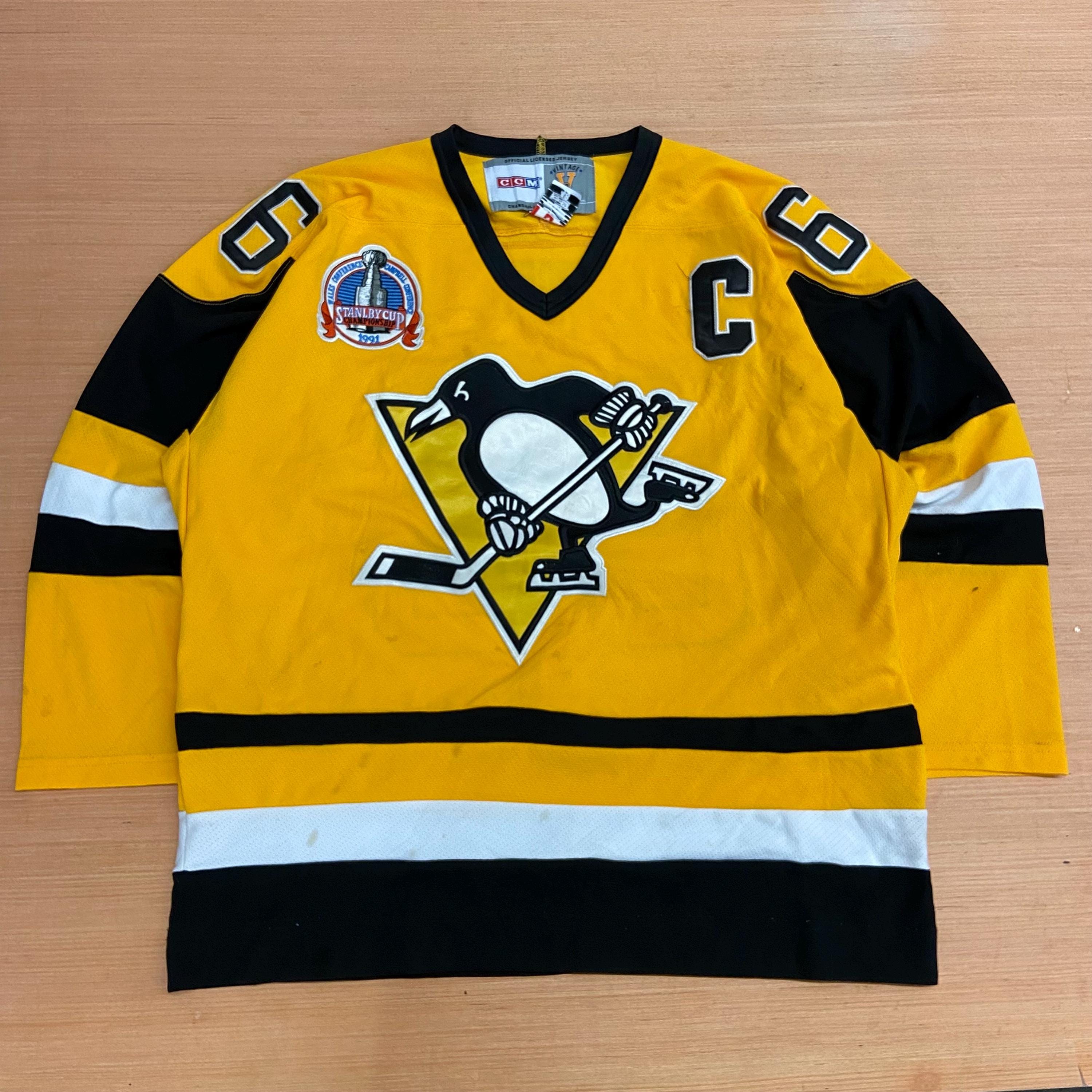 Nhl 4xl Penguins Jersey Vintage Pittsburgh Penguins Mario Lemieux