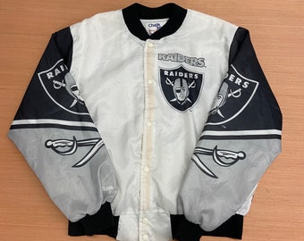 Vintage Oakland Raiders Chalk Line NFL Jacket size XL