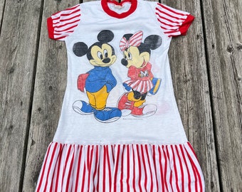 Youth MickeyMouse MinnieMouse Vintage dress