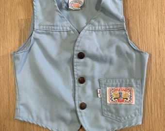 Jeunesse Petit Levis Button Up Gilet des années 1990