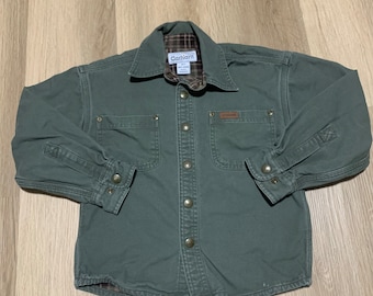 Youth Carhartt Button Up WorkWear Jacket size youth XS