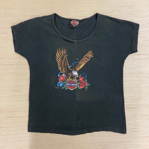 Vintage Womens Harley Davidson 3D 