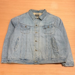 Vintage Lee Light Wash Sherpa Lined Denim Jacket