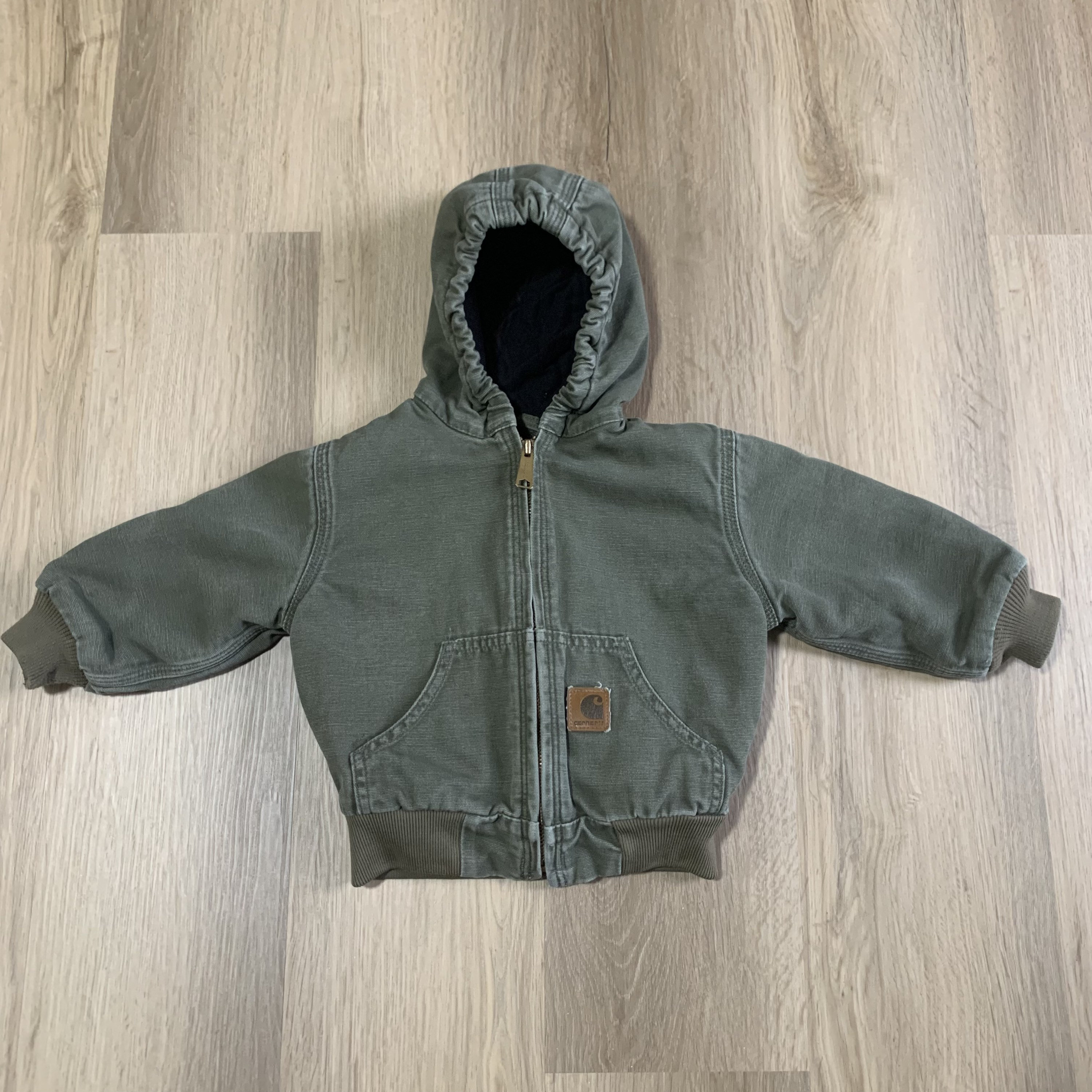 BuildinVintage Youth Carhartt Zip Up Workwear Jacket Size 2T