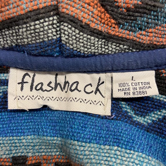 Vintage Flashback Aztec Pattern Jacket Size Large - image 3