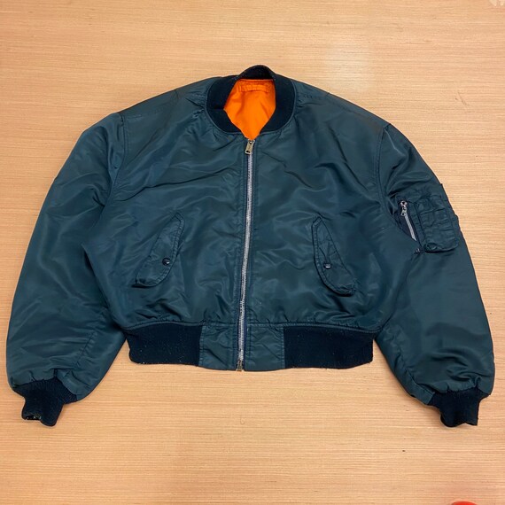 MA-1 Vintage US Airforce Flight Zip up Jacket Size 58 - Etsy