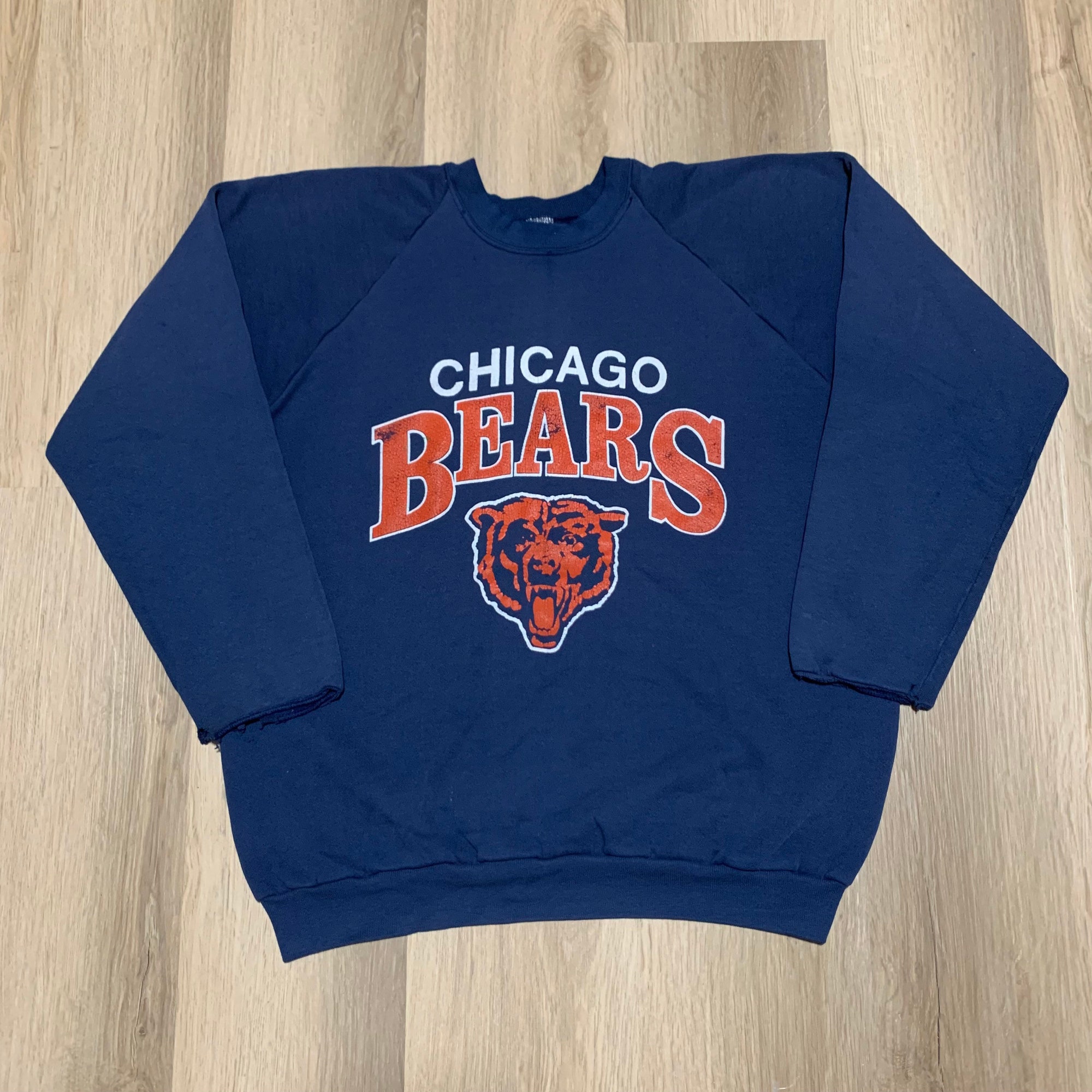 Discover Vintage Chicago Bears football Pullover Sweatshirt