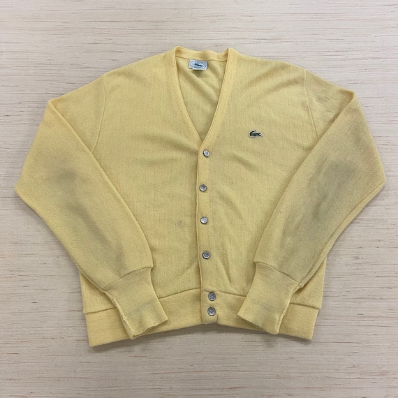 BuildinVintage Vintage Izod Lacoste Acrylic Button Up Cardigan Sweater