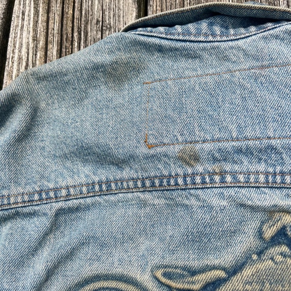vintage harley davidson denim jacket