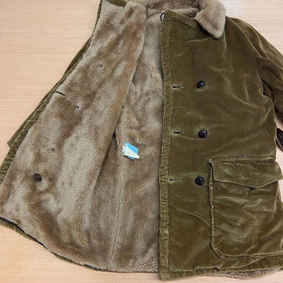 Vintage 1970s/1980s Corduroy Long Jacket Size 40 - Gem