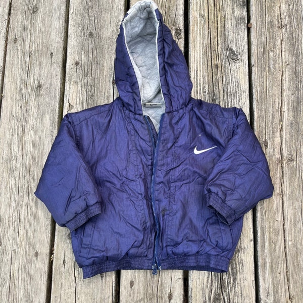 Youth Vintage Nike Full Zip Windbreaker Jacket