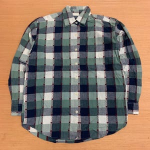 Vintage 1990s CE Schmidt Workwear Plaid Flannel Button up