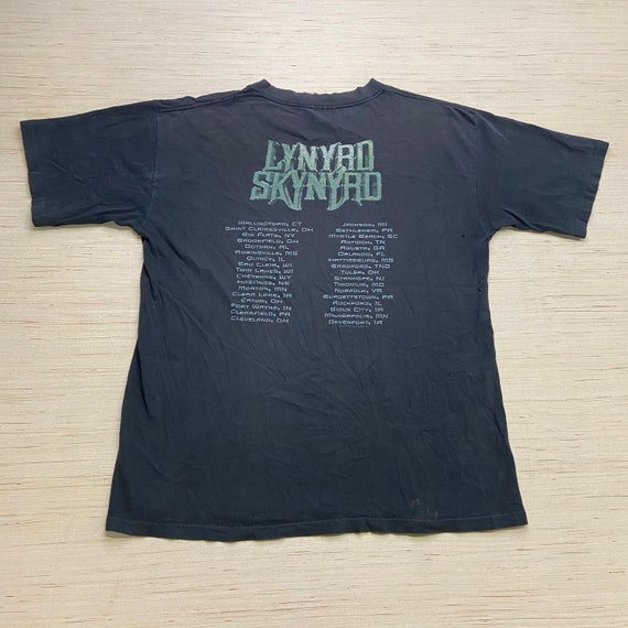 Vintage 1990’s Lynyrd Skynrd Tour T-shirt Size La… - image 4
