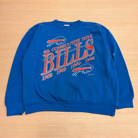 Vintage Buffalo Bills Crewneck Sweater Eastern Di… - image 1