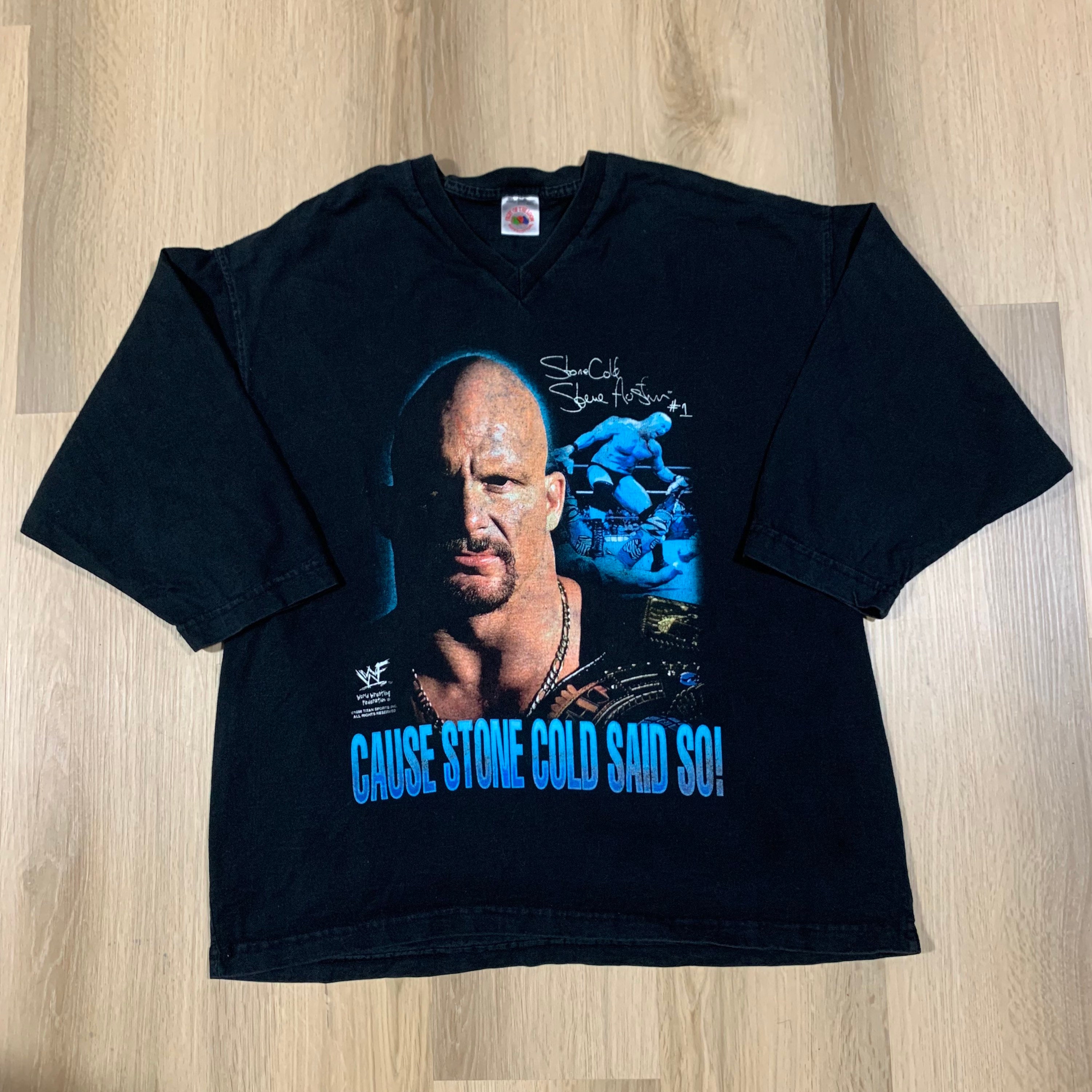 Wrestling Vintage WWF Stone Cold Steve Austin 3:16 Tee Shirt 1999 Size Large