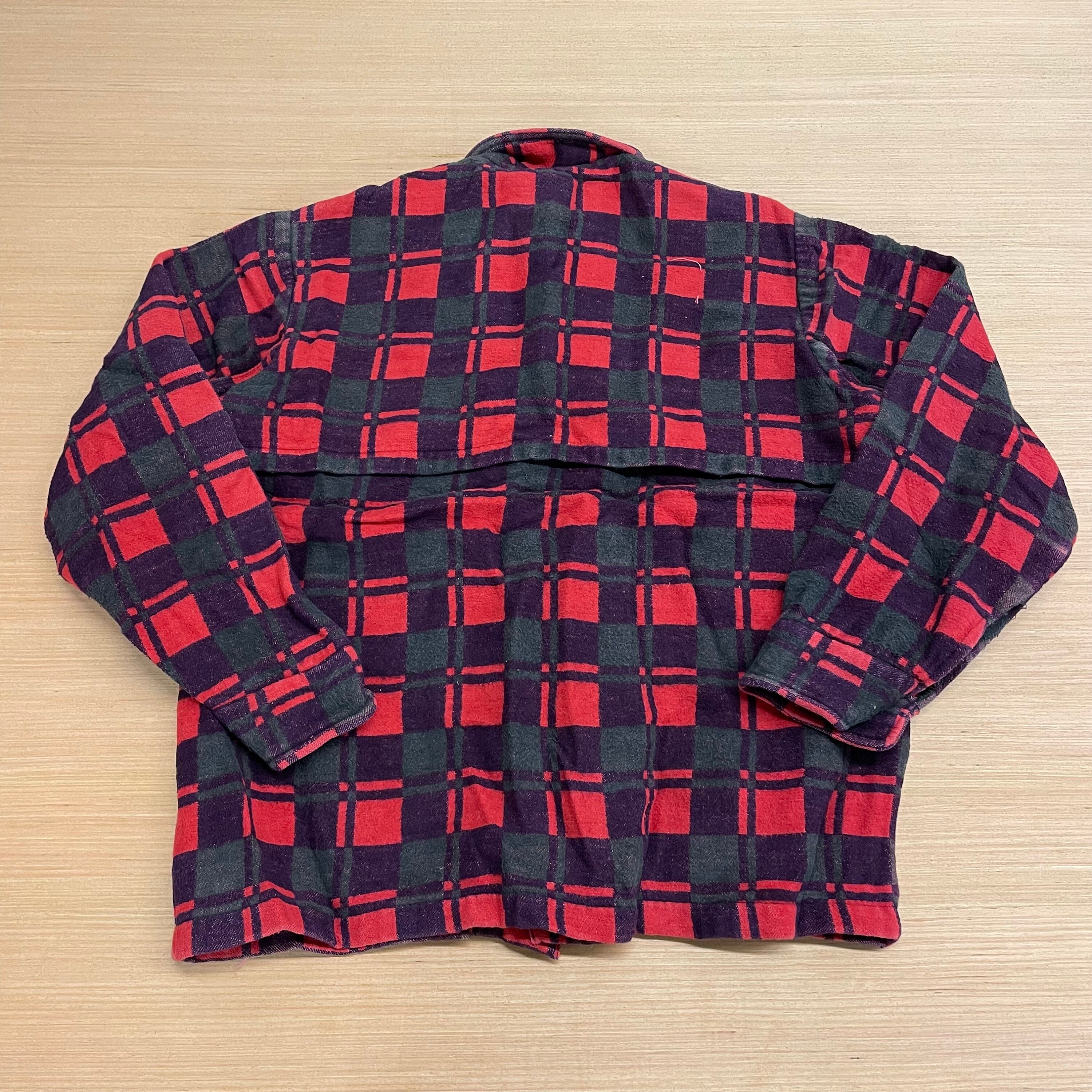 Vintage 1970s Made in China Champion Button up Flannel Shirt Etsy