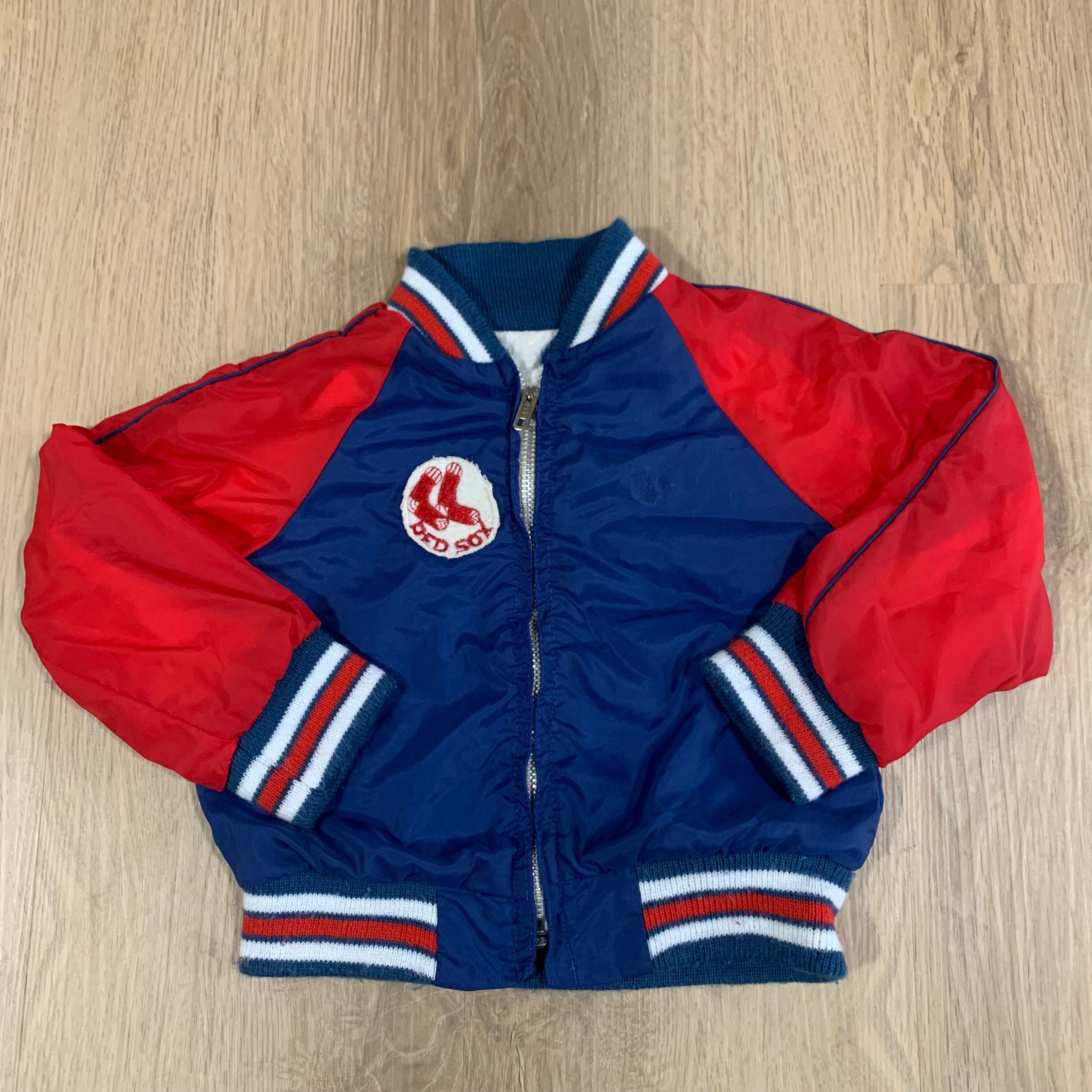 Vintage 90s Varsity Bomber Jacket Majestic Boston Red Sox -  India