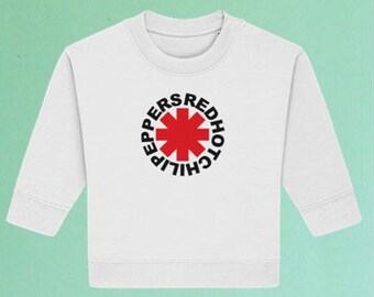 90s nostalgia, red hot chili peppers baby sweater, perfect baby shower gift, new dad