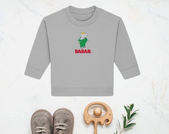 Sweat-shirt pour bébé nostalgie des années 90, coton biologique, cadeau parfait pour une baby shower, cadeau pour une nouvelle maman