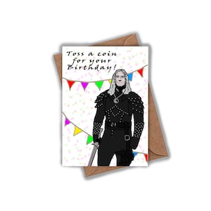Cartão de aniversário do The Witcher