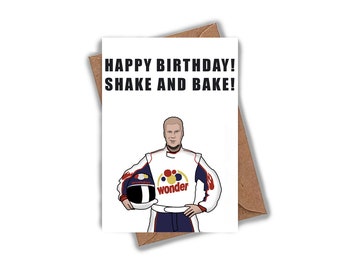 Ricky Bobby Birthday Card