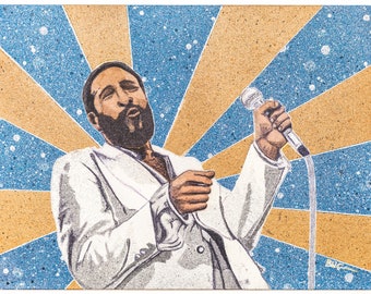 Pintura original de Marvin Gaye