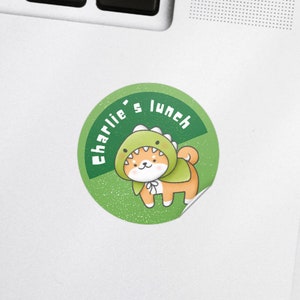 Individual KID&#39;S Custom Name Sticker for School, Daycare and more