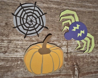 Halloween Packet - spider, web, pumpkin - SVG