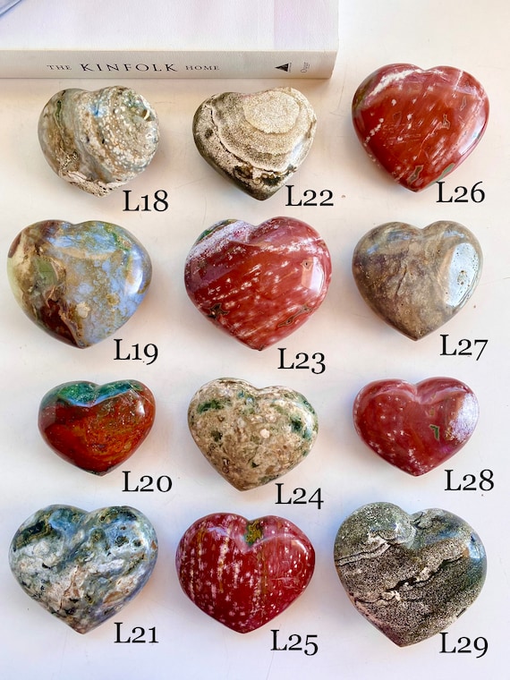Heart Palm Stone, Various Heart Palm Stone, Various