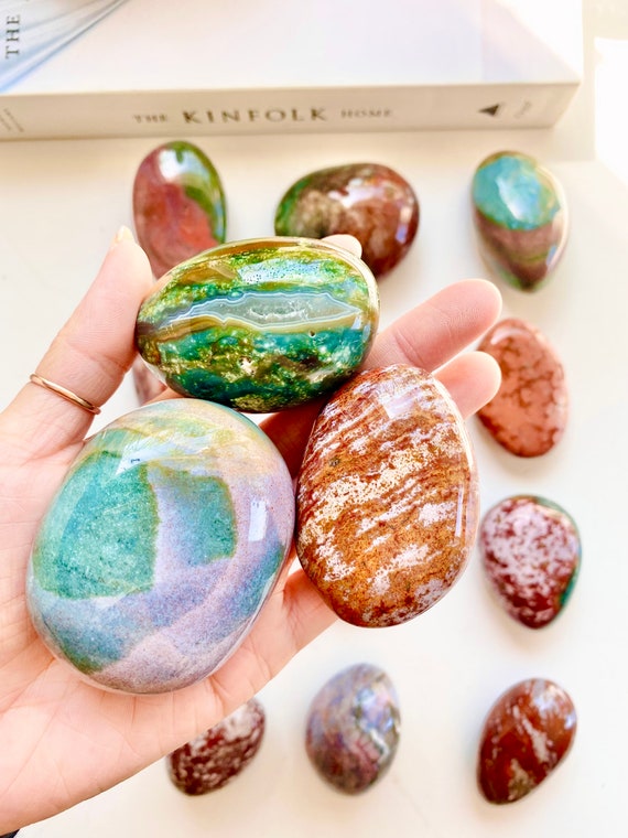 Ocean Jasper Red And Green Jasper RESTOCKED Vibrant Ocean