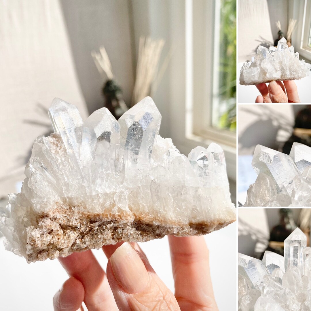 Hyper Clear Quartz Ridge Cluster Crystal Himalayan Quartz - Etsy