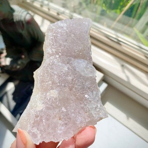 Sparkling Clear Druzy Galaxy Amethyst Flower Plate Cluster Colorful Quartz 140g 10x6x3cm 4.9oz 3.9x2.4x1.2in FA6