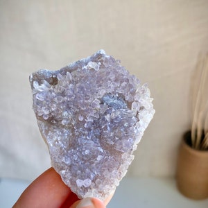 Glittering Blue Purple Galaxy Amethyst Flower Plate Cluster Colorful Quartz 30g 5x4x1cm 1.1oz 2x1.6x0.4in Natural Raw Crystal Specimen FA15