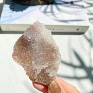 AAA Quality Quartz Crystals on Galaxy Amethyst Flower Plate Cluster Colorful Quartz 66g 8x5x2cm 2.3oz 3.1x2x0.8in Raw Crystal Specimen GB3