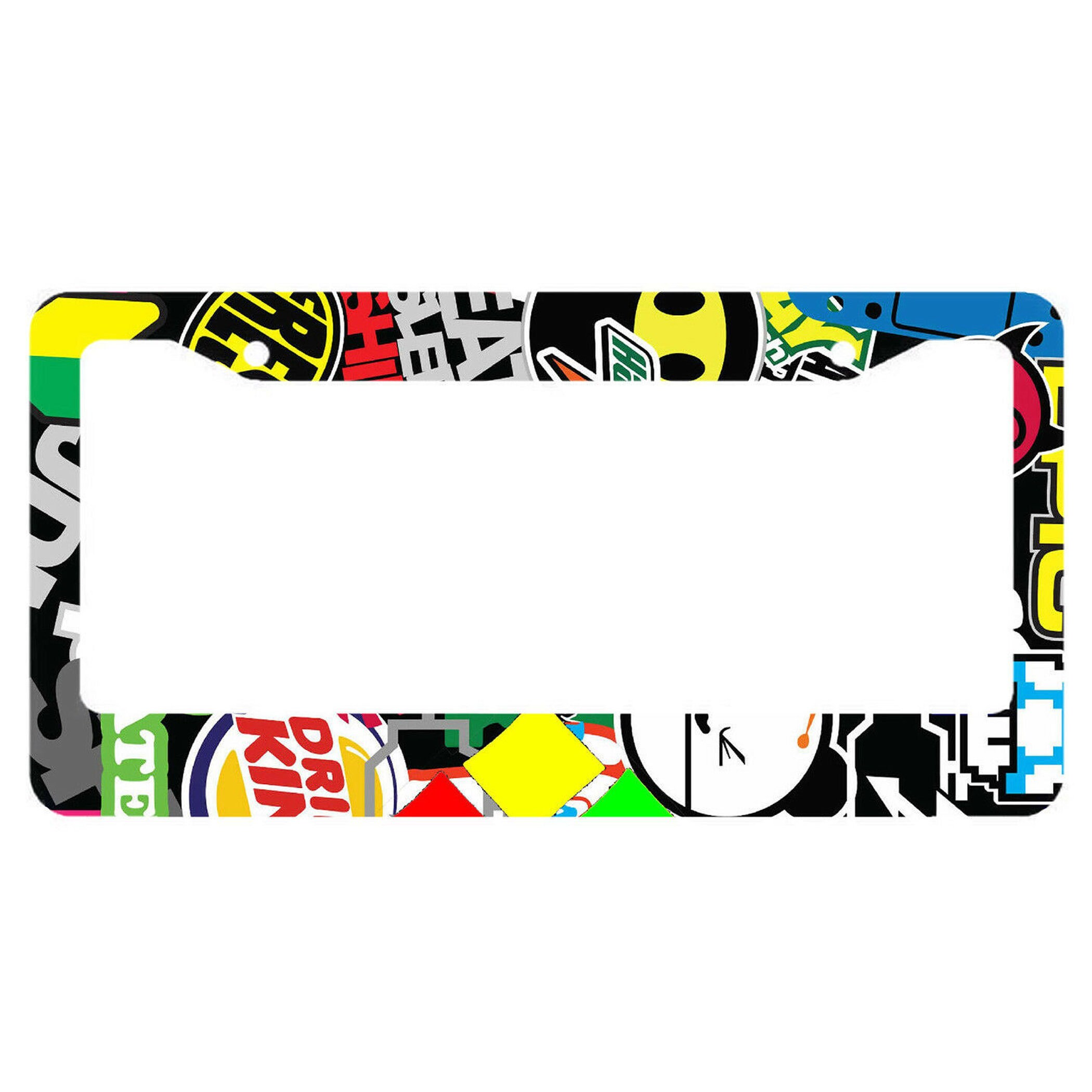 JDM Sticker Bomb Black JDM Racing Drifting Drag License Plate Etsy