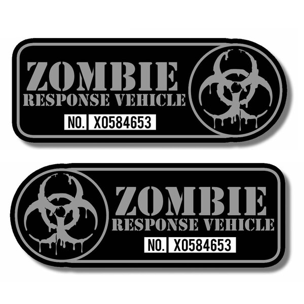 Zombie Car Decal Etsy