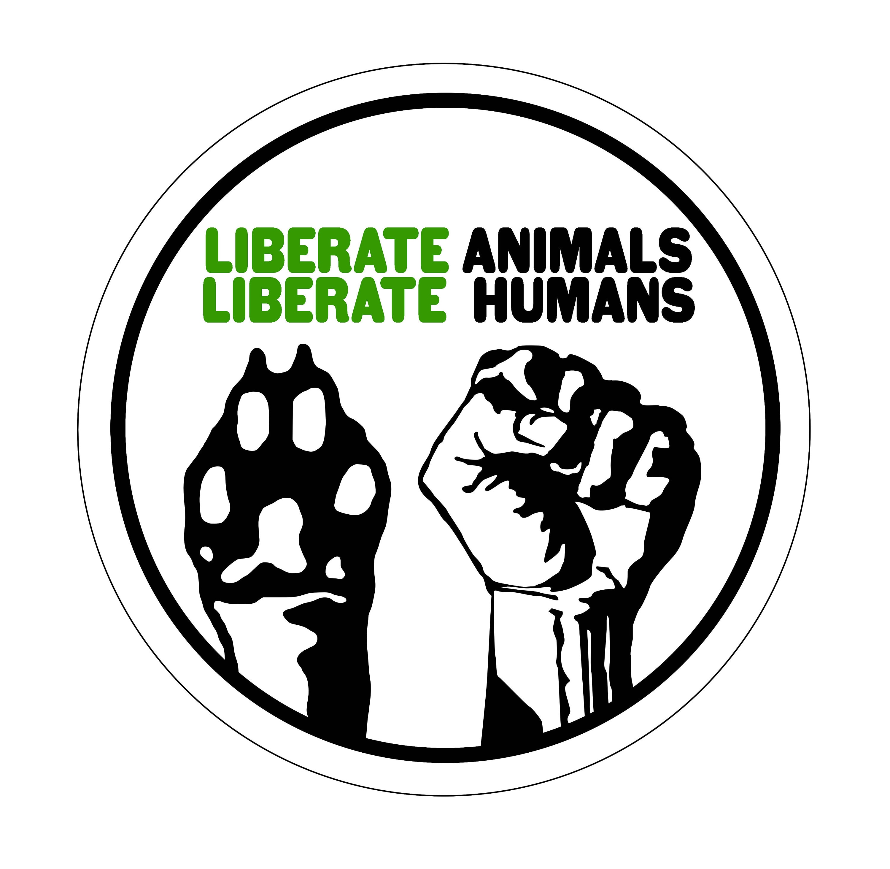 Animal Liberation Human Liberation Earth Vegan Love Animals - Etsy.